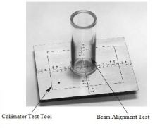 test beam tool alignment collimator